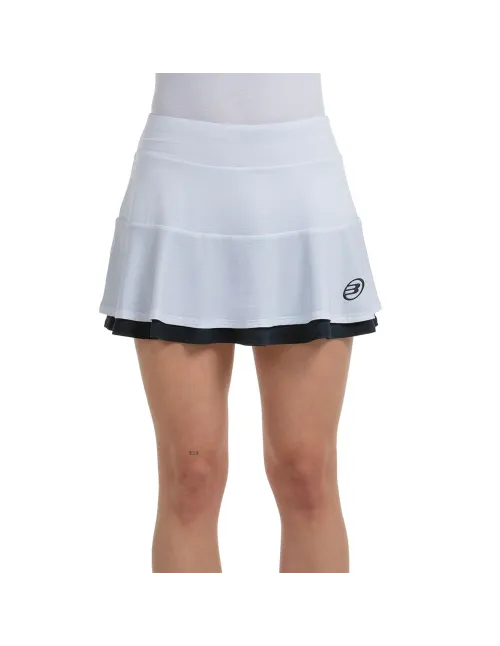 FALDA BASICA BULLPADEL TEJAS 012 BLANCO | Ofertas de pádel